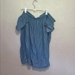 Denim Old navy Off the shoulder top